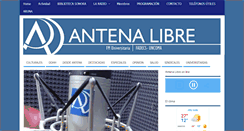 Desktop Screenshot of antena-libre.com.ar